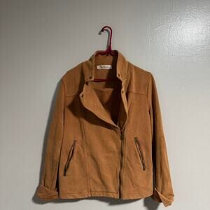 Lyn burches super soft vintage y2k zip up jacket womens medium